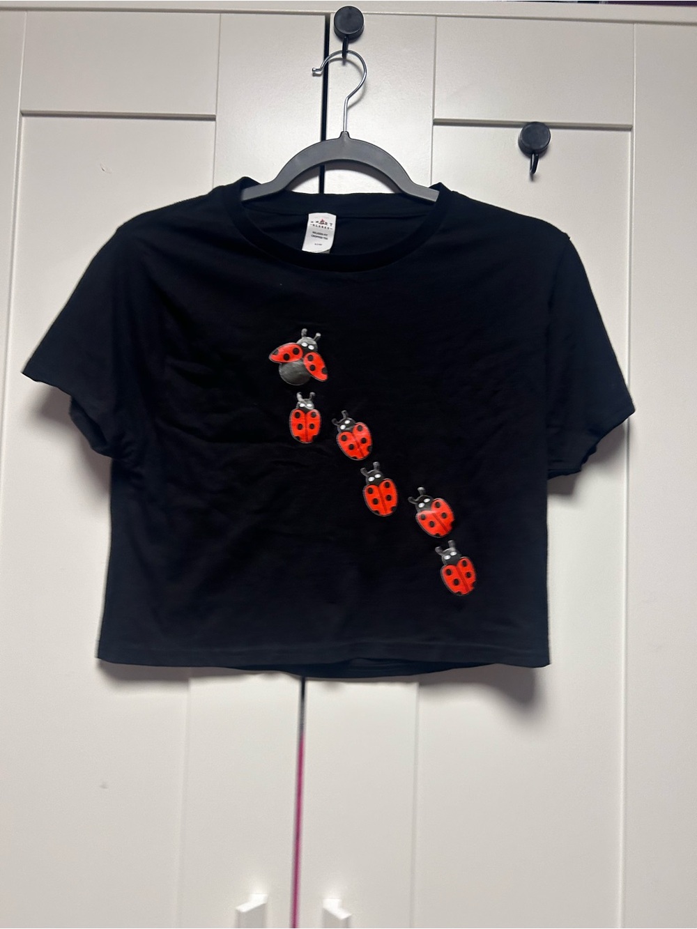 Black Ladybug Graphic Tee